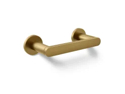 Pivoting toilet paper holder