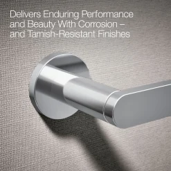 Pivoting toilet paper holder