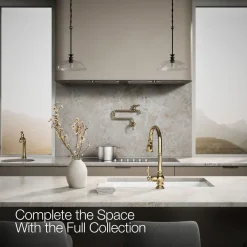Pull-down kitchen sink faucet with three-function sprayhead