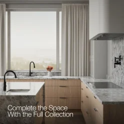 Pull-down kitchen sink faucet with three-function sprayhead