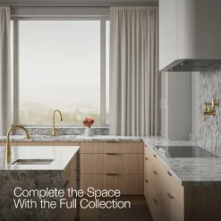 Pull-down kitchen sink faucet with three-function sprayhead