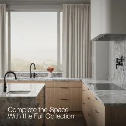 Pull-down kitchen sink faucet with three-function sprayhead