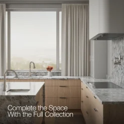 Pull-down kitchen sink faucet with three-function sprayhead