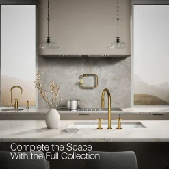 Pull-down kitchen sink faucet with two-function sprayhead
