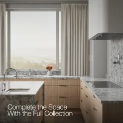 Pull-out kitchen sink faucet with three-function sprayhead