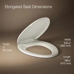Quick-Release™ elongated toilet seat