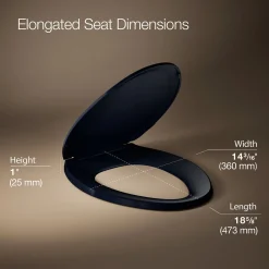 Quick-Release™ elongated toilet seat