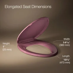 Quick-Release™ elongated toilet seat