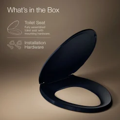 Quick-Release™ elongated toilet seat
