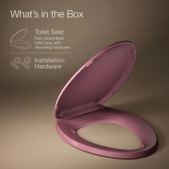 Quick-Release™ elongated toilet seat