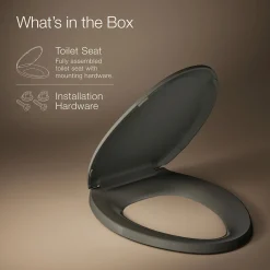 Quick-Release™ elongated toilet seat