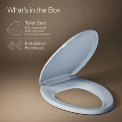 Quick-Release™ elongated toilet seat