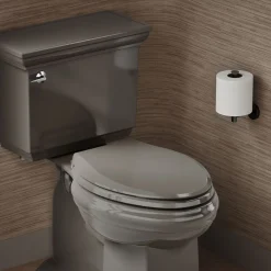 ReadyLatch® Quiet-Close™ elongated toilet seat