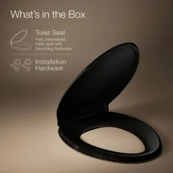 ReadyLatch® Quiet-Close™ elongated toilet seat