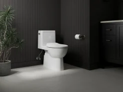 ReadyLatch® Quiet-Close™ elongated toilet seat