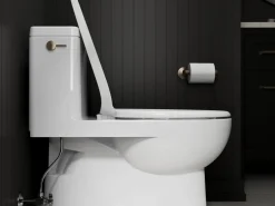 ReadyLatch® Quiet-Close™ elongated toilet seat