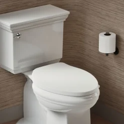 ReadyLatch® Quiet-Close™ elongated toilet seat