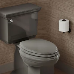 ReadyLatch® Quiet-Close™ elongated toilet seat