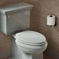 ReadyLatch® Quiet-Close™ elongated toilet seat
