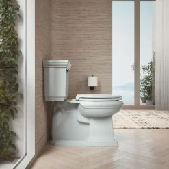 ReadyLatch® Quiet-Close™ elongated toilet seat
