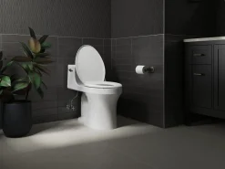 ReadyLatch® Quiet-Close™ elongated toilet seat