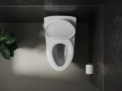 ReadyLatch® Quiet-Close™ elongated toilet seat
