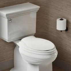 ReadyLatch® Quiet-Close™ elongated toilet seat