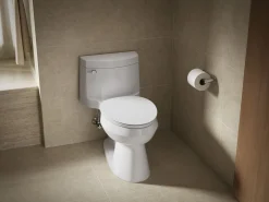 ReadyLatch® Quiet-Close™ elongated toilet seat