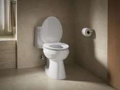 ReadyLatch® Quiet-Close™ elongated toilet seat