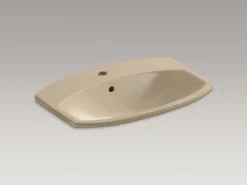 22-3/4" rectangle drop-in bathroom sink
