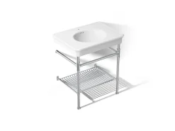 30" rectangular console table bathroom sink