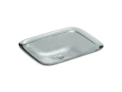 20-3/4" rectangular drop-in bathroom sink, no overflow