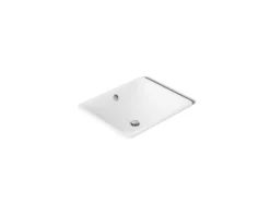 18-1/2" rectangular drop-in/undermount bathroom sink