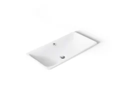30" rectangular drop-in/undermount bathroom sink