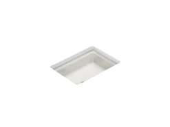 16-9/16" rectangular undermount bathroom sink