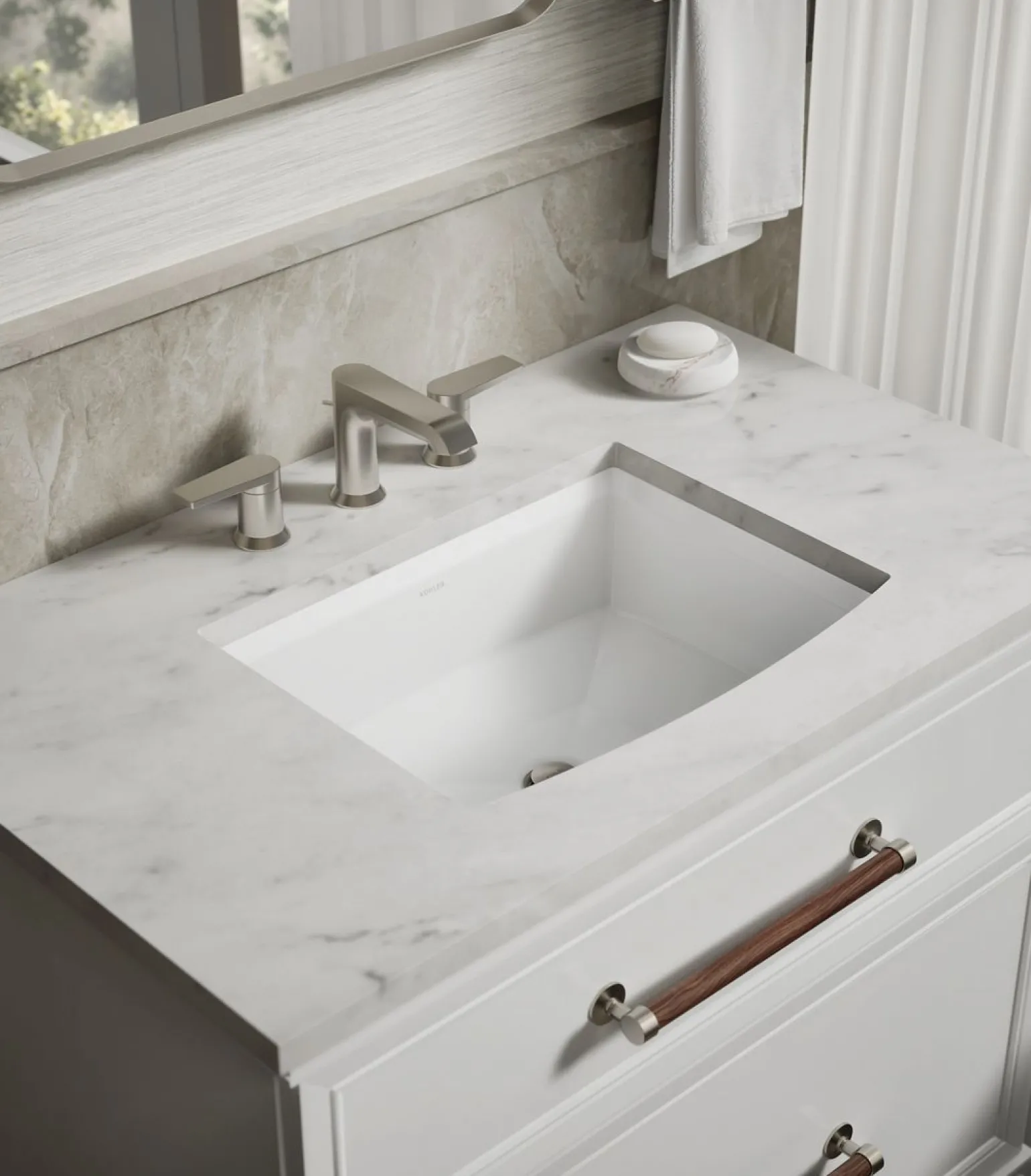 20" rectangular undermount bathroom sink