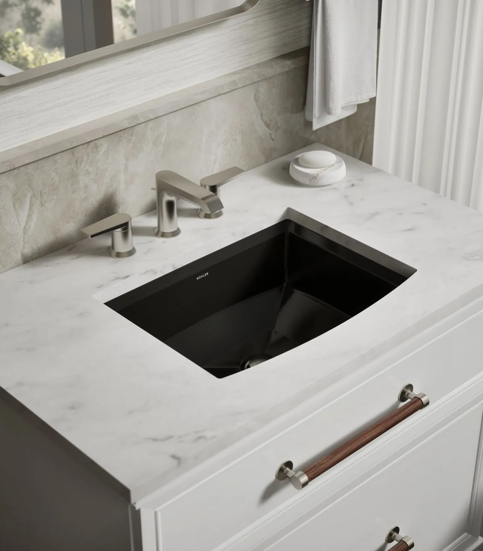 20" rectangular undermount bathroom sink
