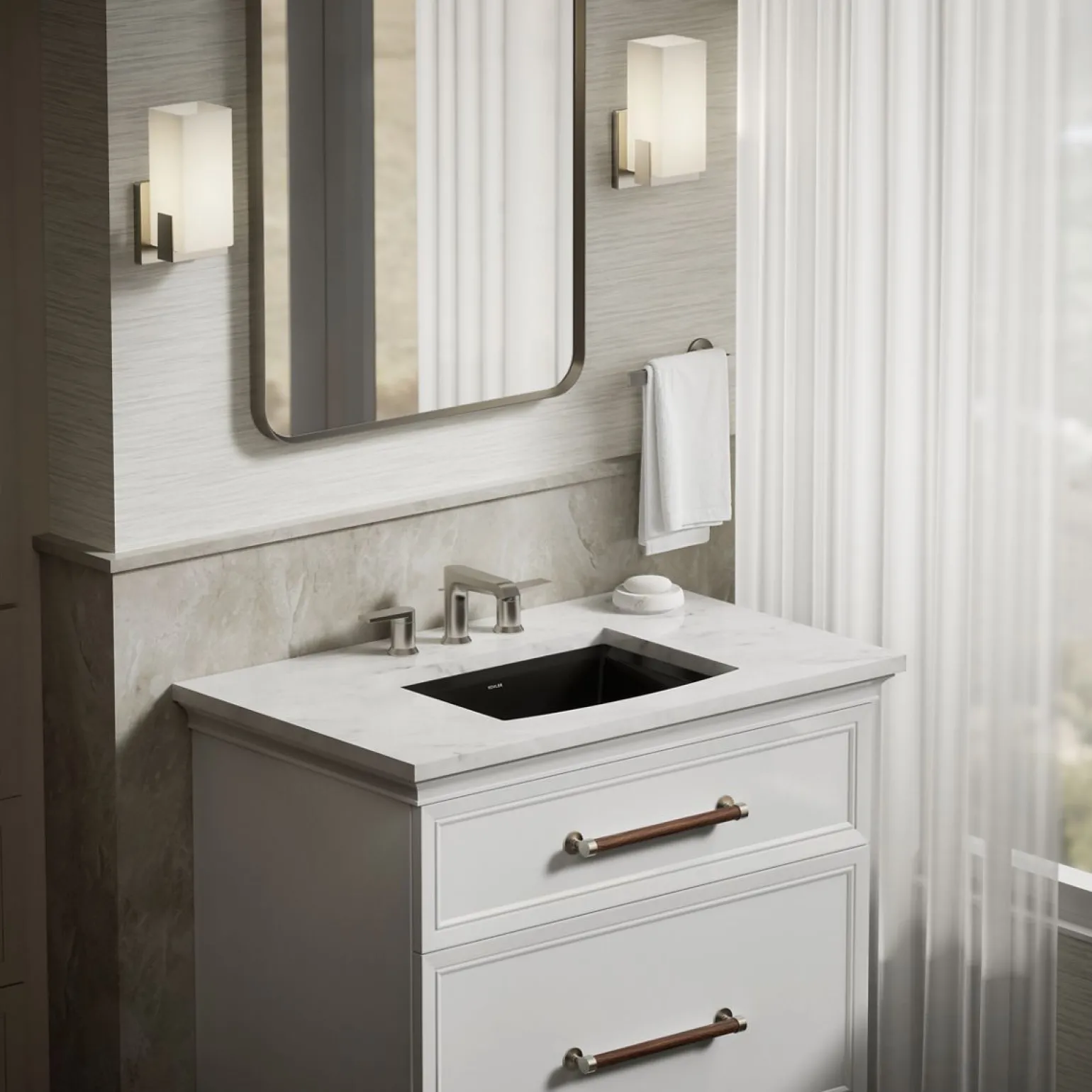 20" rectangular undermount bathroom sink