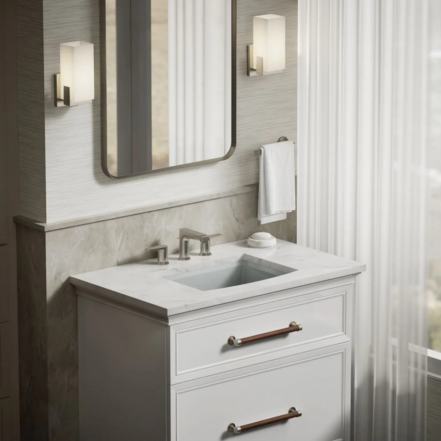 20" rectangular undermount bathroom sink