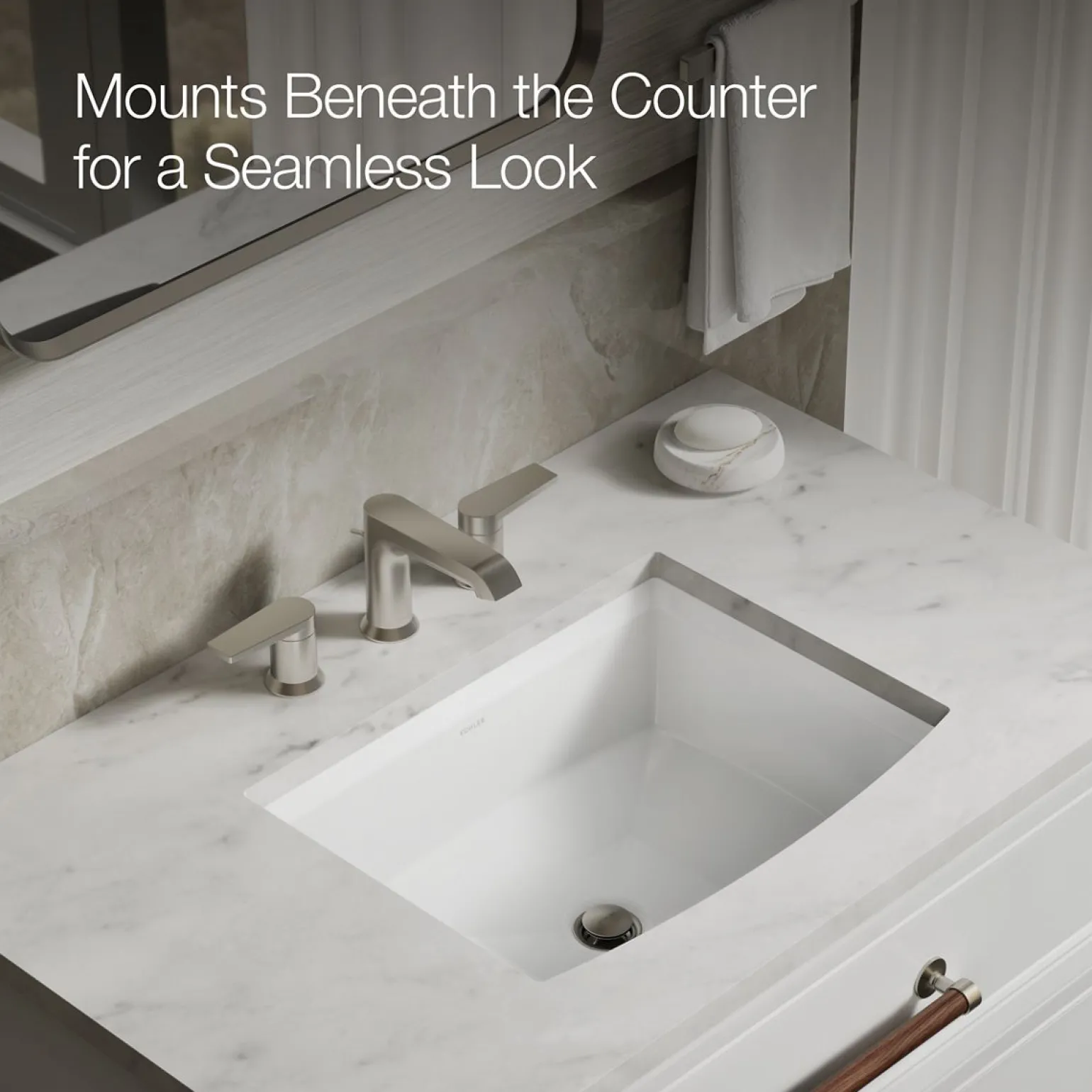 20" rectangular undermount bathroom sink
