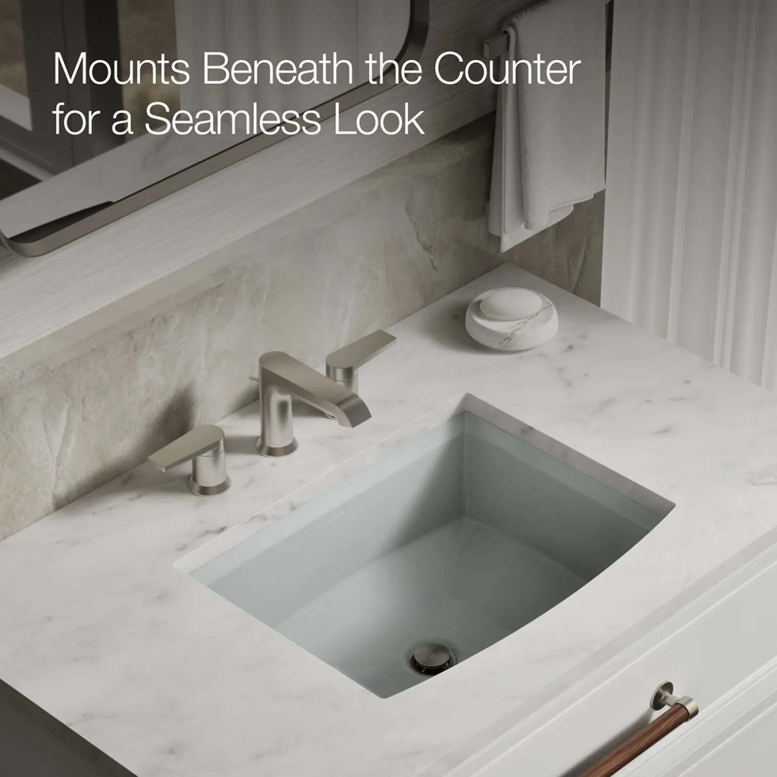 20" rectangular undermount bathroom sink