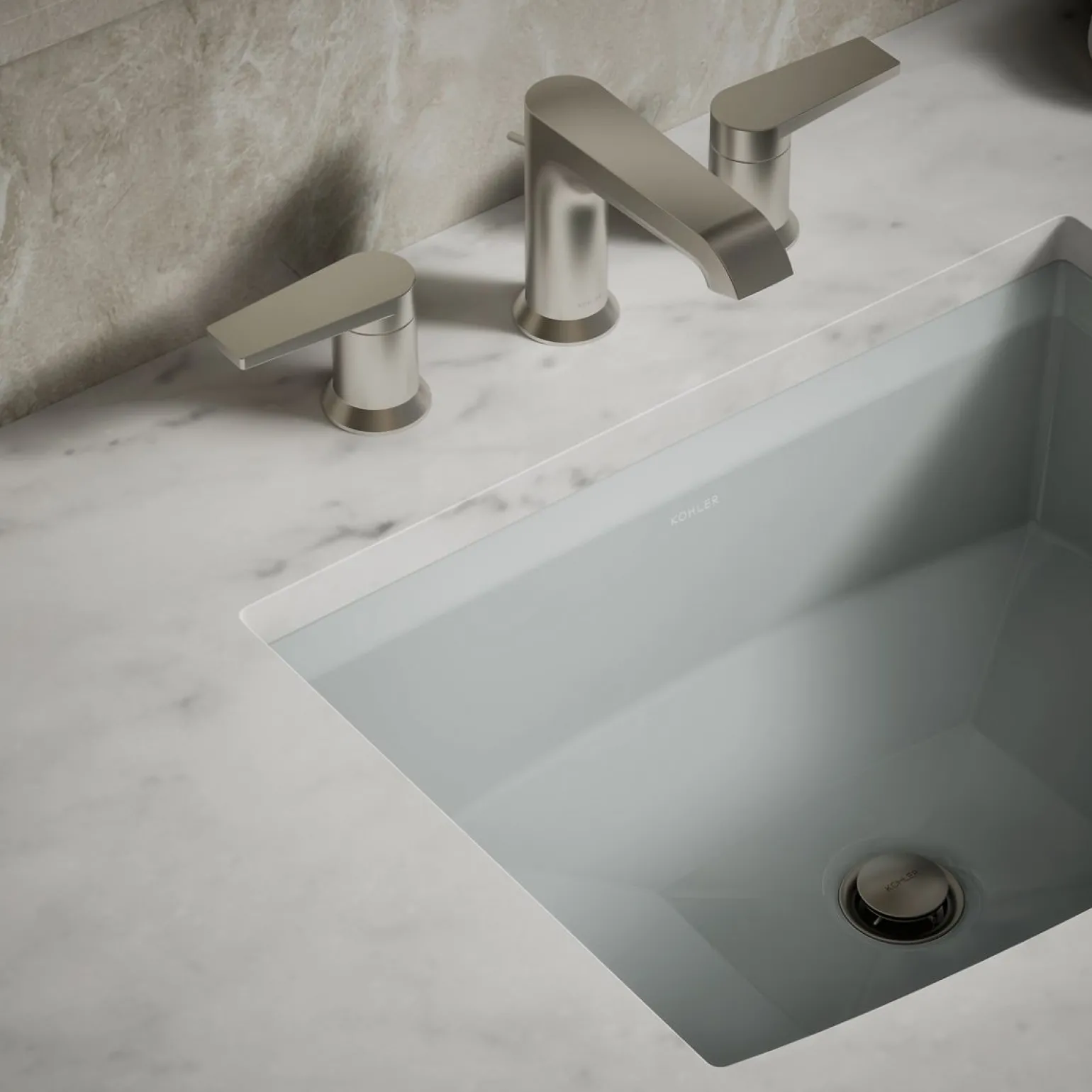 20" rectangular undermount bathroom sink