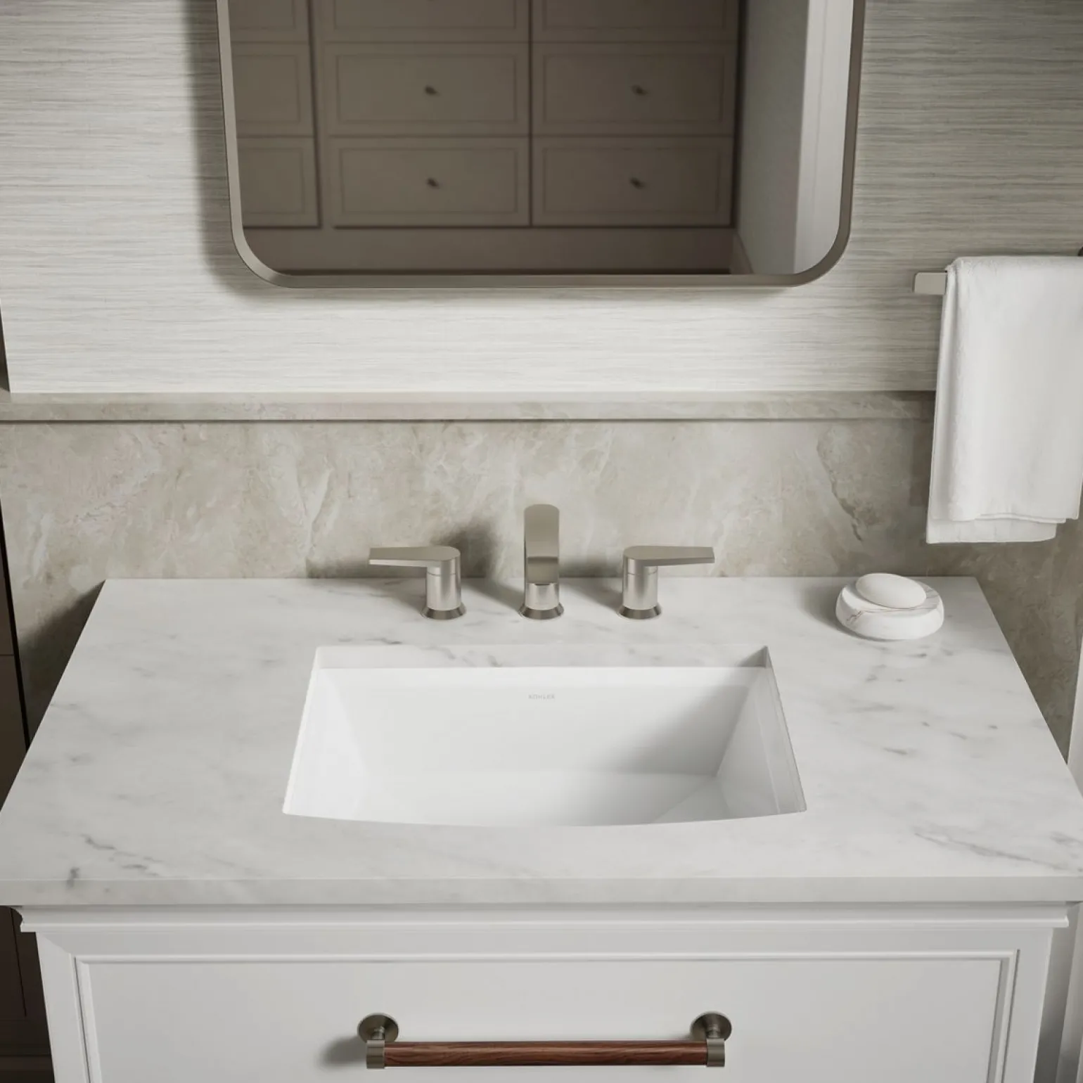 20" rectangular undermount bathroom sink