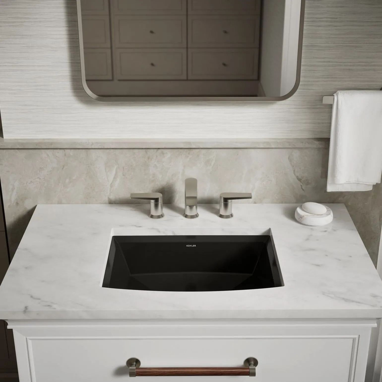 20" rectangular undermount bathroom sink