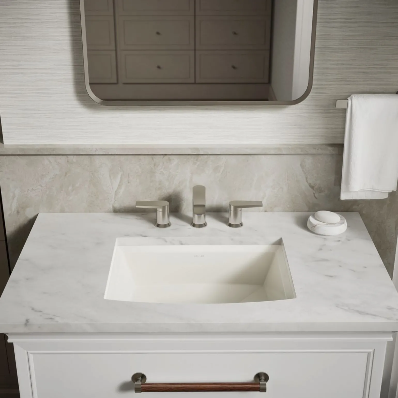 20" rectangular undermount bathroom sink