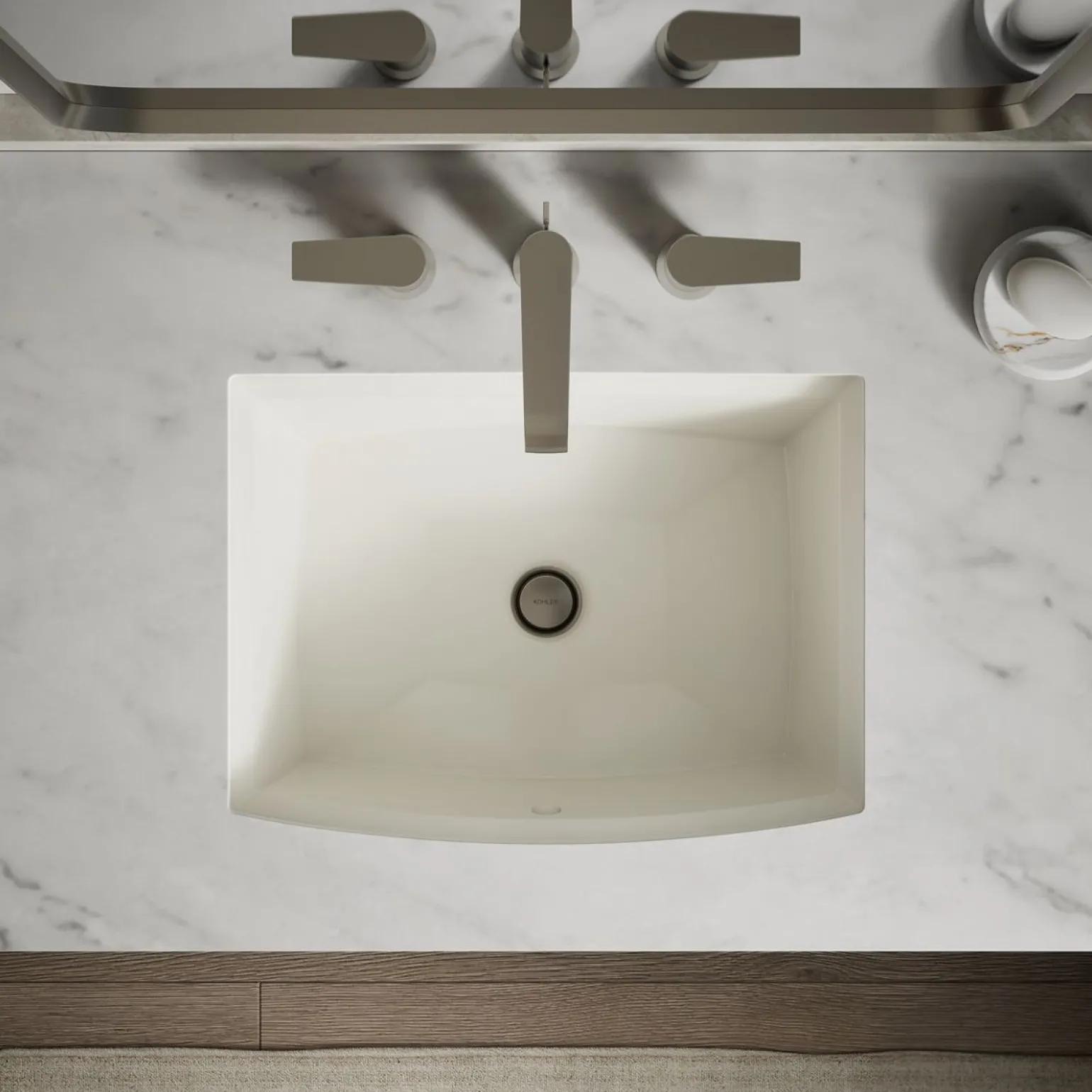 20" rectangular undermount bathroom sink