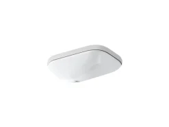 20" rectangular undermount bathroom sink