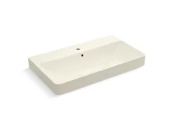 35-1/2" rectangular vessel bathroom sink