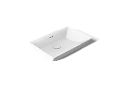 23" rectangular vessel bathroom sink