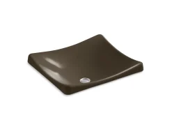 18-1/4" rectangular vessel bathroom sink, no overflow